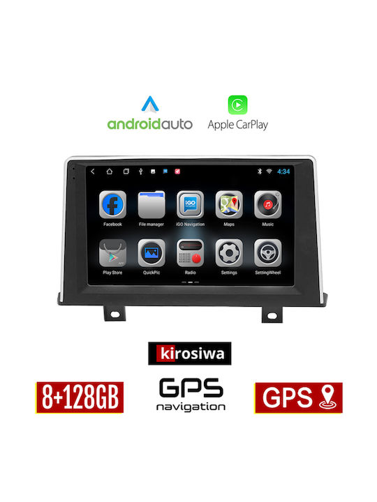 Kirosiwa Car Audio System for BMW Series 1 (F20) 2012-2018 (Bluetooth/USB/WiFi/GPS) with Touch Screen 9"