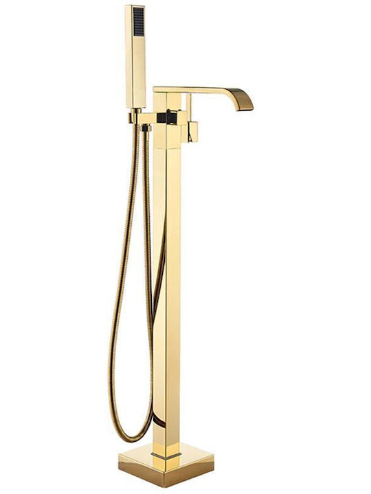 Rea Mixing Bathtub Shower Faucet Gold