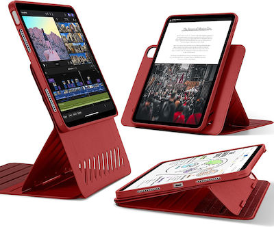 ESR Flip Cover Roșu iPad Air 13 (2024)