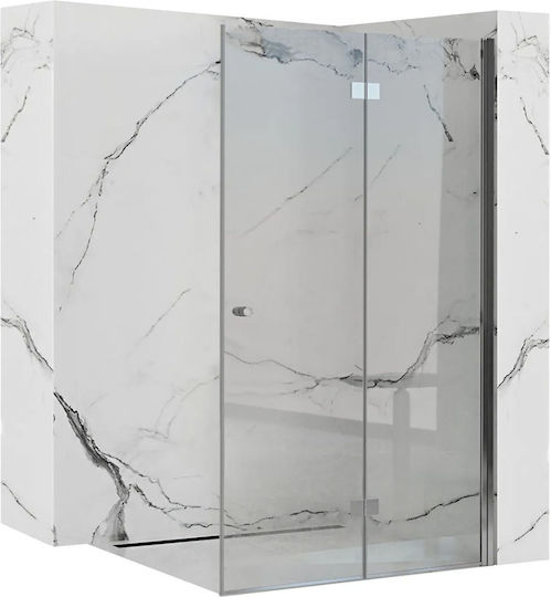 Rea Divider de verandă Duș 100x190cm Chrome