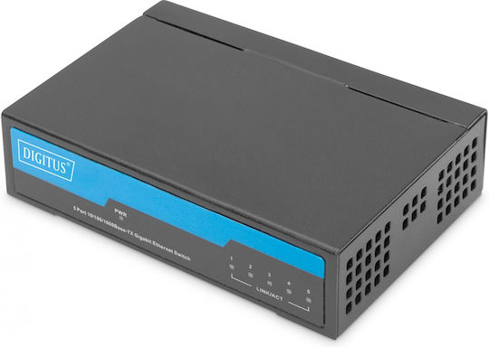 Digitus DN-80202-1 Неуправляем Switch с 5 Портове Гигабитови (1Gbps) Ethernet