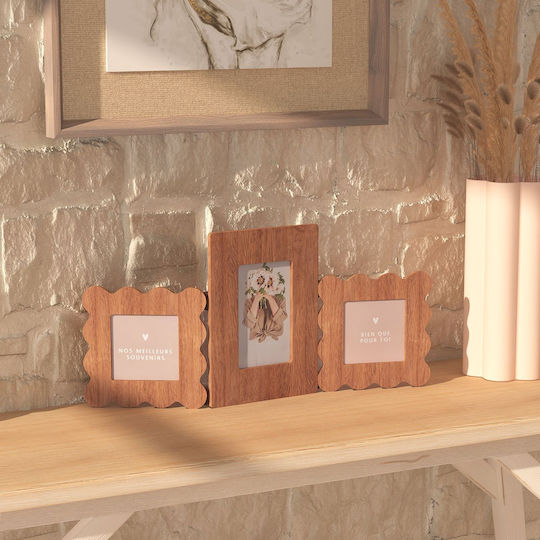 Atmosphera Wooden Photo Frame With Brown Frame