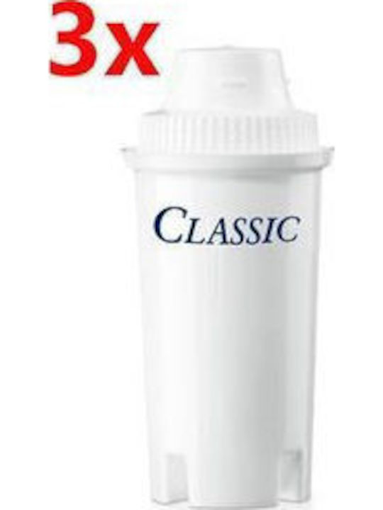 Brita Water Filter Replacement for Pitcher made of Activated Carbon Classic 3pcs