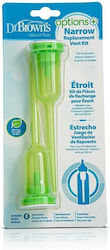 Dr. Brown's Tub de Aerisire Natural Flow Options 2 Bucăți