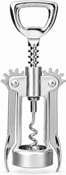 Fackelmann Winged Corkscrew 15cm Silver