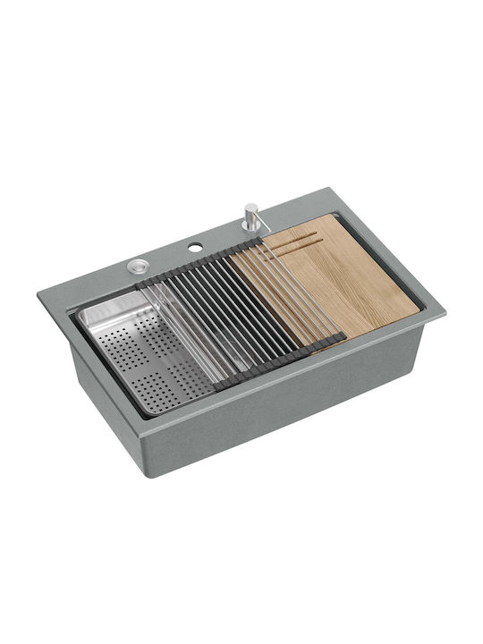 Quadron Graniteq Marc Drop-In Küchenspüle aus F...