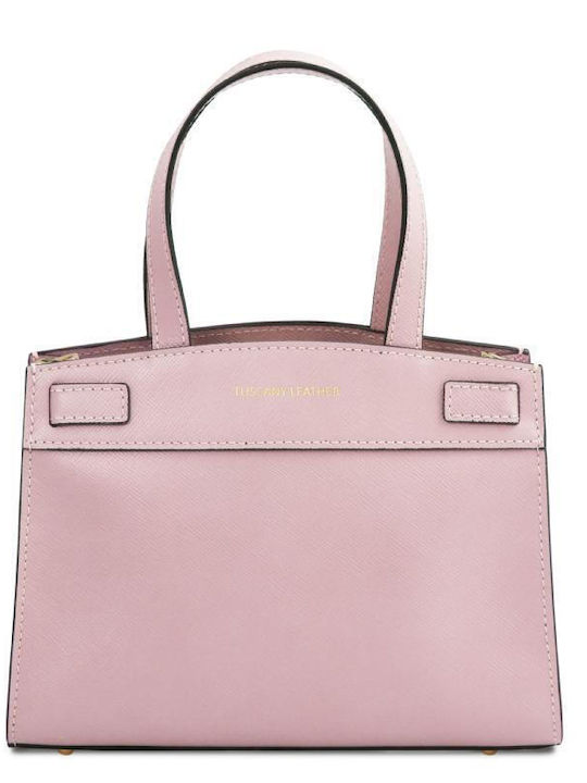 Tuscany Leather Leder Damen Tasche Schulter Dusty Rose