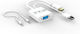 Inca Converter HDMI / USB-A male to VGA female White 1pcs IVTH-01