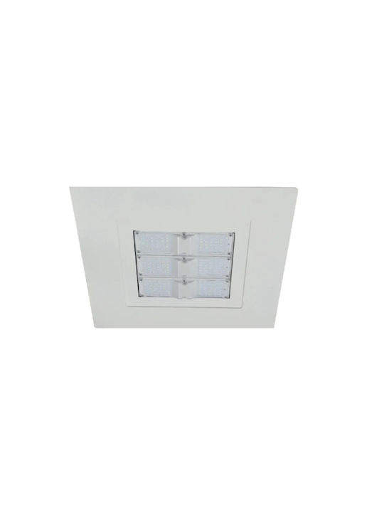 Aca Petron Wasserdicht Deckenleuchte für den Außenbereich mit integriertem LED in Weiß Farbe PET12060C4141