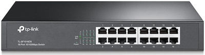 TP-LINK TL-SF1016DS Unmanaged L2 Switch with 16 Ethernet Ports