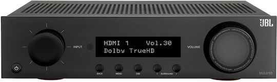 JBL MA310 Home Cinema Amplifier 4K 5.2 Channels 60W/8Ω with HDR Black