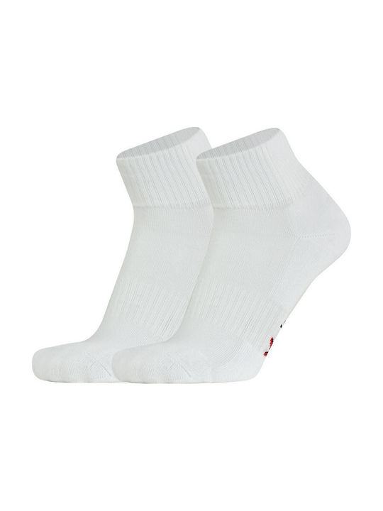 Xcode Solid Color Socks White 2Pack