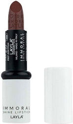 Layla Immoral Shine Lipstick Burgundy