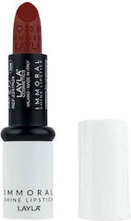 Layla Immoral Shine Lipstick Burgundy