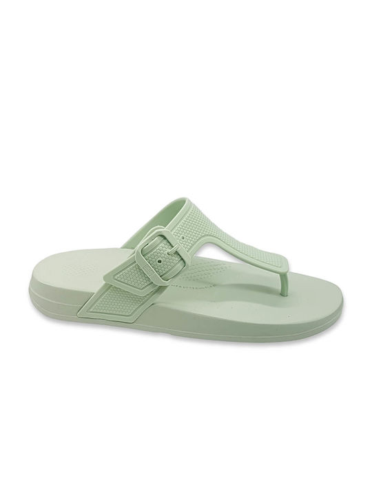 Flip Flop Papuci de plajă în Verde Culore