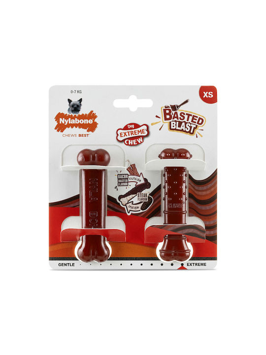 Nylabone Extreme Chew Basted Bone Bacon X-small Nylabone Extreme Chew Basted Bone Bacon X-small