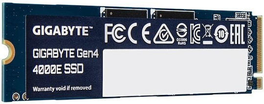 Gigabyte Gen4 4000E SSD 1TB τύπου M.2 με σύνδεση PCI Express 4.0 G440E1TB