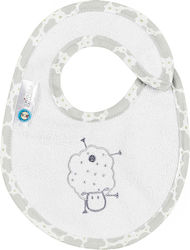 O Kosmos tou Morou Waterproof Plastic Baby Bib with Hoop & Loop Fastener for 5 m+
