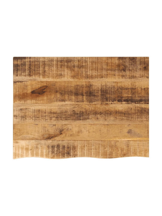 vidaXL Table Surface made of Solid Wood Brown 70x60x3.8cm 370403 1pcs