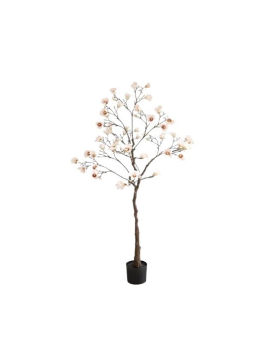 Изкуствено дърво за външно пространство Магнолия White 170см с LED Gardin