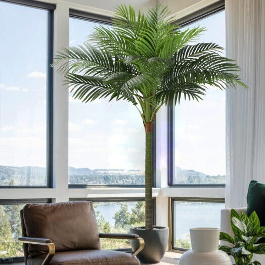 Artificial Outdoor Tree Palm Tree Green 210cm Gardin