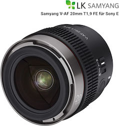 Samyang V-AF T 1,9/20 FE Пълен кадър за Sony FE маунт Samyang V-AF T 1,9/20 FE Пълен кадър за Sony FE маунт