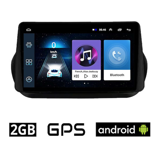 Ηχοσύστημα Αυτοκινήτου για Fiat Fiorino / Qubo 2008-2018 (Bluetooth/USB/AUX/WiFi/GPS/Apple-Carplay/Android-Auto) με Οθόνη Αφής 10"