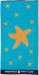 Greenwich Polo Club Kids Beach Towel Light Blue 140x70cm