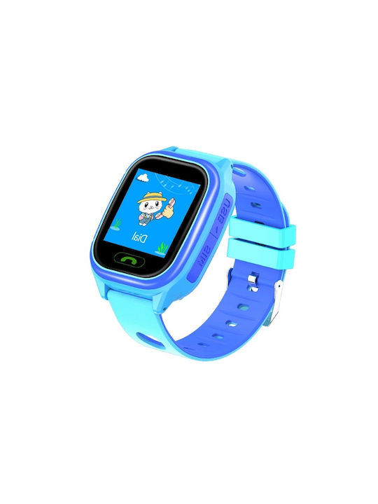 Kinder-Smartwatch mit Silikonarmband Blau