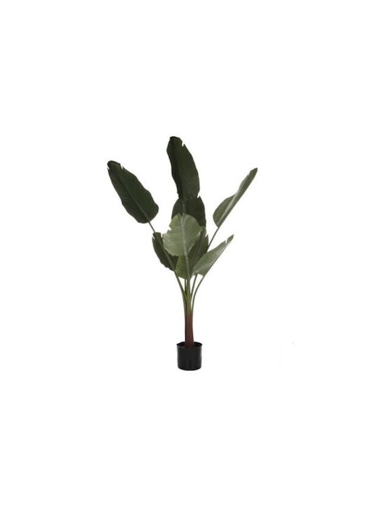 Изкуствено растение в саксия Alocasia Green 100см с LED Gardin