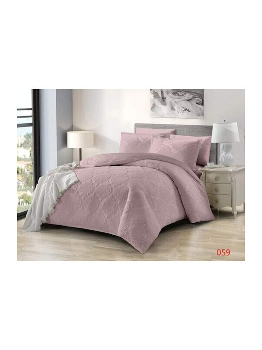 VS Home Module Cuvertură Extra-dublu Bumbac Portocaliu 230x250cm 3buc