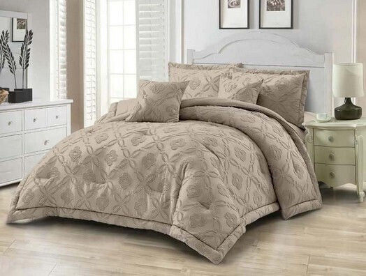 VS Home Paturi & Cuverturi Pat Module Super King Bej 230x250cm 3 Bucăți