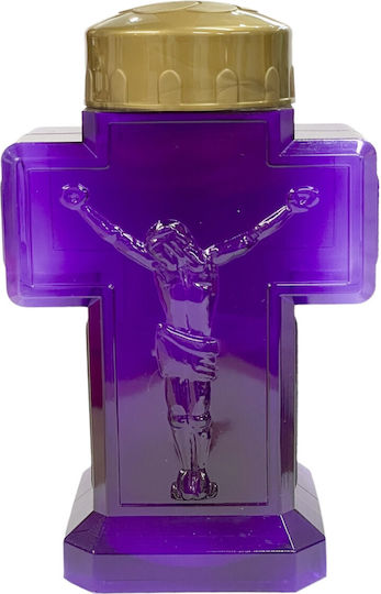 Metallex Cruce Electrică Comemorativă Din Plastic Mov 11x11x11cm