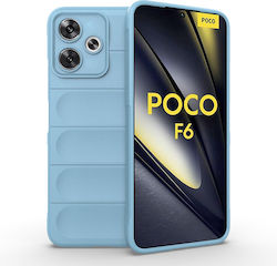 Techsuit Magic Back Cover Plastic / Silicone Durable Blue (Poco F6)