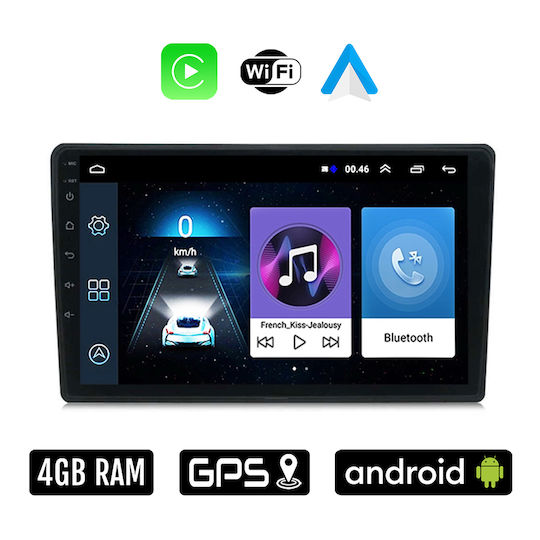 Ηχοσύστημα Αυτοκινήτου για Citroen C4 Cactus 2014-2021 (Bluetooth/USB/WiFi/GPS/Apple-Carplay/Android-Auto) με Οθόνη Αφής 9"