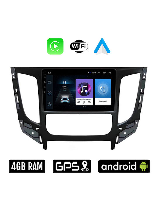 Auto-Audiosystem für Fiat Vollrück 2016 mit Klima (Bluetooth/USB/WiFi/GPS/Apple-Carplay/Android-Auto) mit Touchscreen 9"