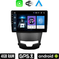 Car-Audiosystem für Ssangyong Korando 2014+ (Bluetooth/USB/WiFi/GPS/Apple-Carplay/Android-Auto) mit Touchscreen 9"