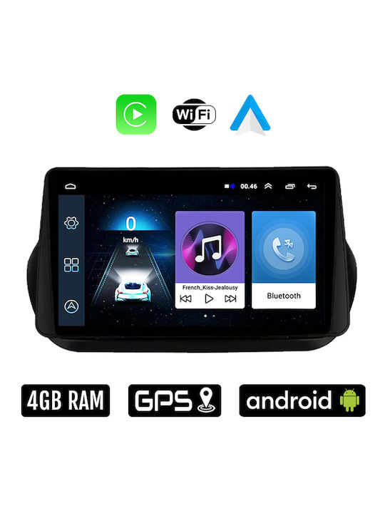 Car Audio System for Peugeot Bipper 2008-2018 (Bluetooth/USB/WiFi/GPS/Apple-Carplay/Android-Auto) with Touch Screen 10"