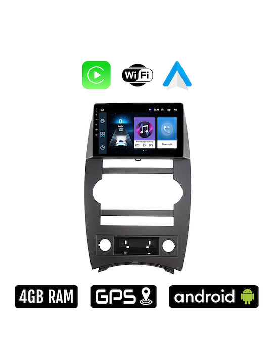 Car-Audiosystem für Jeep Kommandant 2007 (Bluetooth/USB/WiFi/GPS/Apple-Carplay/Android-Auto) mit Touchscreen 9"