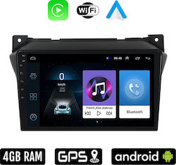 Car-Audiosystem für Nissan Pixo 2009 (Bluetooth/USB/WiFi/GPS/Apple-Carplay/Android-Auto) mit Touchscreen 9"