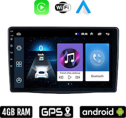 Sistem Audio Auto pentru Fiat 500L 2012 (Bluetooth/USB/WiFi/GPS/Apple-Carplay/Android-Auto) cu Ecran Tactil 10"