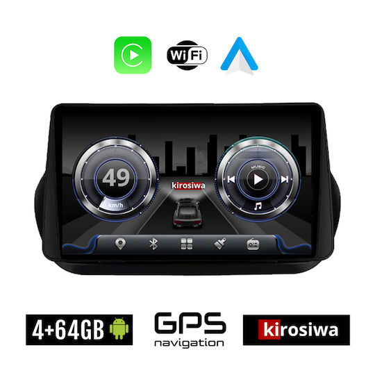 Kirosiwa Car Audio System for Fiat Fiorino / Qubo 2008-2018 (Bluetooth/USB/WiFi/GPS) with Touch Screen 10"