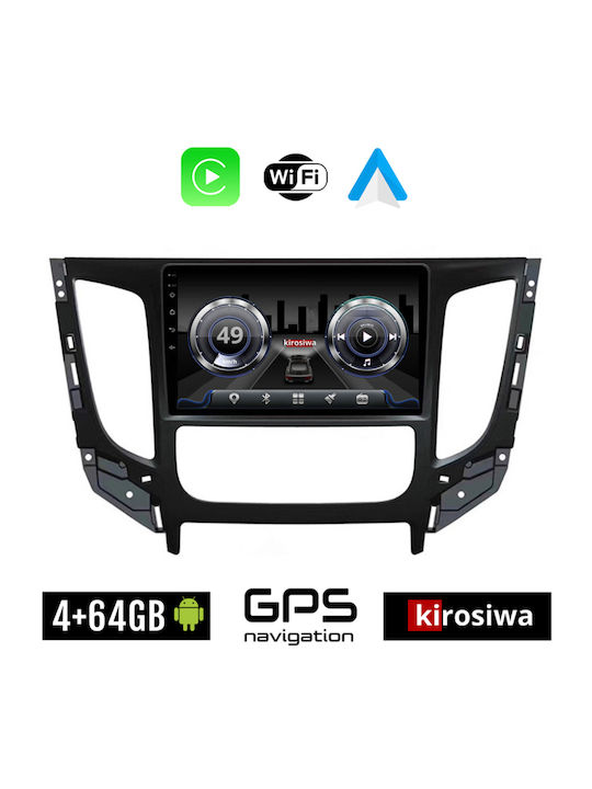 Kirosiwa Car Audio System for Fiat Fullback 2016 with Clima (Bluetooth/USB/WiFi/GPS) with Touch Screen 9"