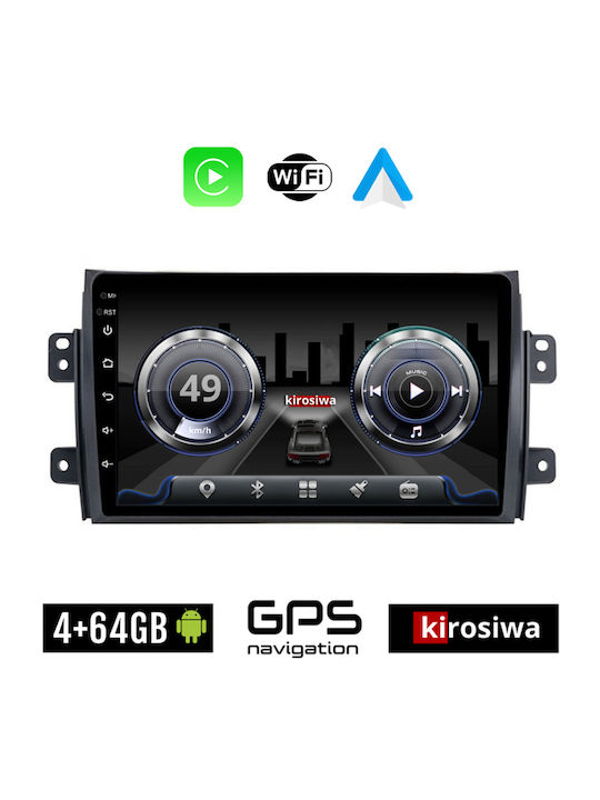 Kirosiwa Car Audio System for Fiat Sedici 2005 (Bluetooth/USB/WiFi/GPS) with Touch Screen 9"