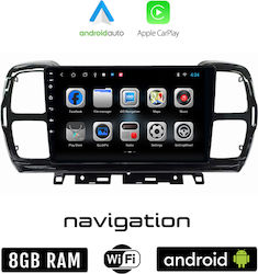 Car-Audiosystem für Citroen C5 Aircross (Bluetooth/USB/WiFi/GPS/Apple-Carplay/Android-Auto) mit Touchscreen 9"