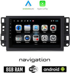 Sistem Audio Auto pentru Chevrolet Epica (Bluetooth/USB/WiFi/GPS/Apple-Carplay/Android-Auto) cu Ecran Tactil 7"