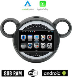 Sistem Audio Auto pentru Mini Țăran / Paceman 2010-2016 (Bluetooth/USB/WiFi/GPS/Apple-Carplay/Android-Auto) cu Ecran Tactil 9"