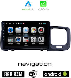 Car-Audiosystem für Volvo S60 (Bluetooth/USB/WiFi/GPS/Apple-Carplay/Android-Auto) mit Touchscreen 9"