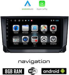 Ηχοσύστημα Αυτοκινήτου για Seat Arona 2017 (Bluetooth/USB/WiFi/GPS/Apple-Carplay/Android-Auto) με Οθόνη Αφής 9"