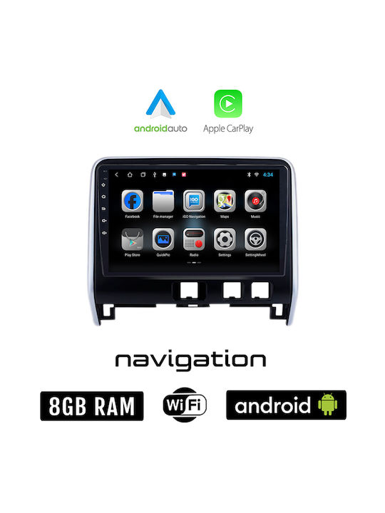 Sistem Audio Auto pentru Nissan Serena 2016 (Bluetooth/USB/WiFi/GPS/Apple-Carplay/Android-Auto) cu Ecran Tactil 10"